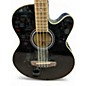 Used Ibanez AEB5E Black Acoustic Bass Guitar