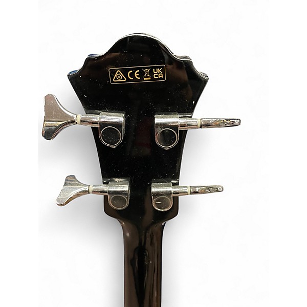 Used Ibanez AEB5E Black Acoustic Bass Guitar