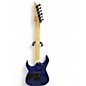 Used Ibanez GRG120QASP Trans Blue Solid Body Electric Guitar