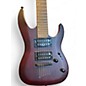 Used Mitchell MM100 Mini BURGANDY Solid Body Electric Guitar thumbnail