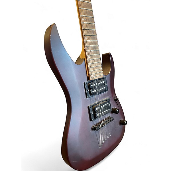 Used Mitchell MM100 Mini BURGANDY Solid Body Electric Guitar