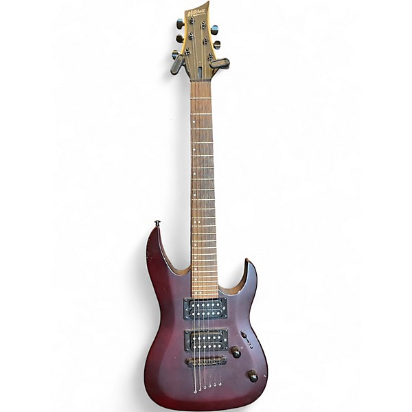 Used Mitchell MM100 Mini BURGANDY Solid Body Electric Guitar