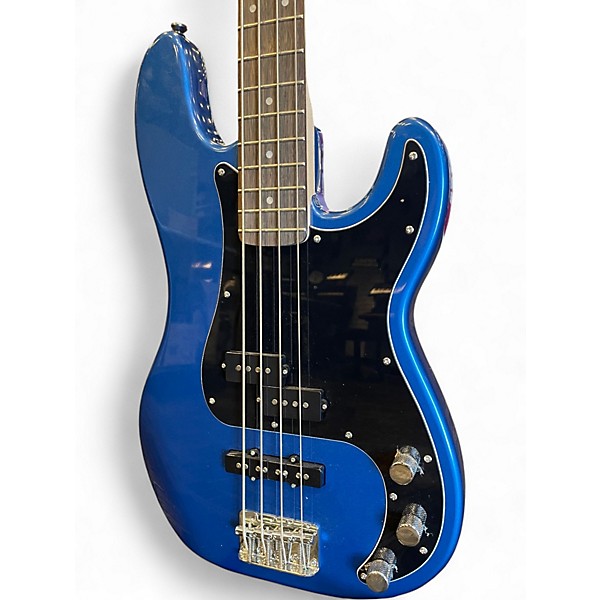 Used Squier Affinity Precision Bass Lake Placid Blue Electric Bass Guitar