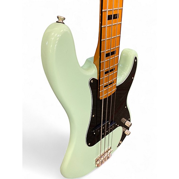 Used Squier Precision Bass Seafoam Green Electric Bass Guitar