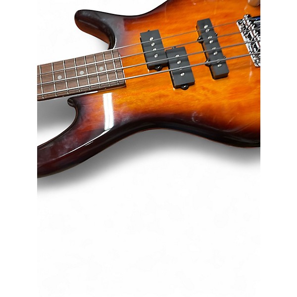 Used Ibanez GSRM20 Mikro Short Scale 2 Tone Sunburst Electric Bass Guitar