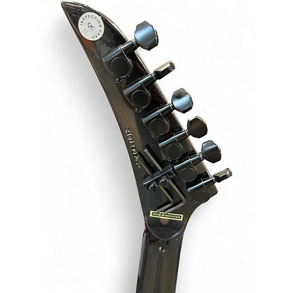 Used Kramer SM-1 Metallic Black Solid Body Electric Guitar