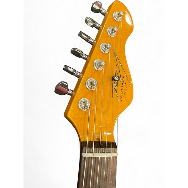 Used 2015 Dean Zelinsky Tagliare Private label Honey Amber Solid Body Electric Guitar