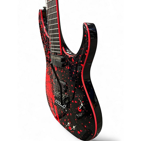 Used Schecter Guitar Research Sullivan King Banshee-6 FR-S Obsidian Blood Solid Body Electric Guitar