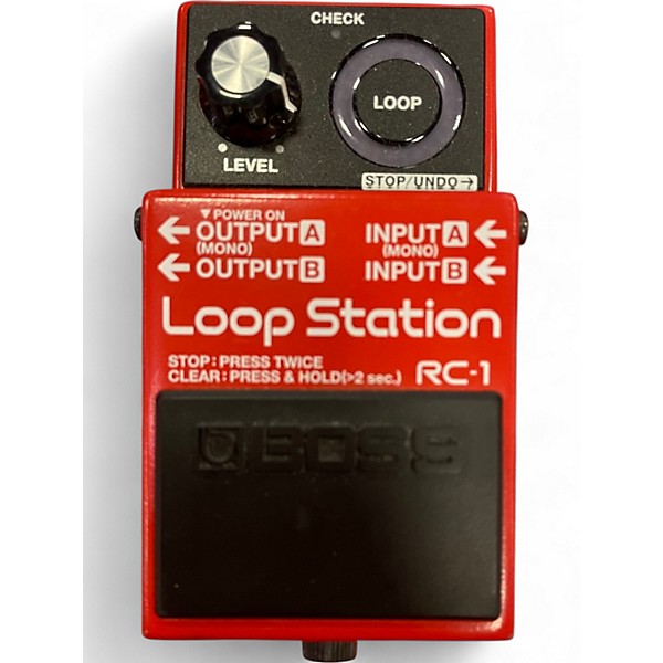 Used BOSS RC1 Loop Station Pedal