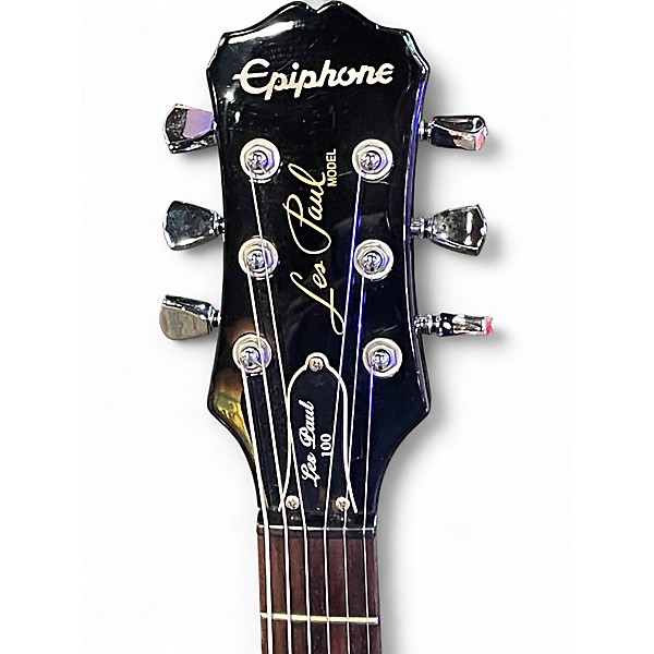Used Epiphone Les Paul 100 Bolt On EBONY Solid Body Electric Guitar