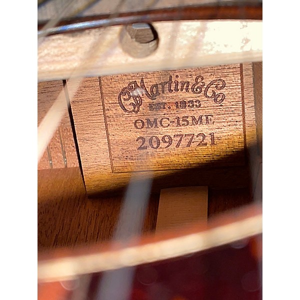 Used Martin Omc15me Natural Acoustic Electric Guitar