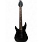 Used Schecter Guitar Research Damien 7 String Black Solid Body Electric Guitar thumbnail