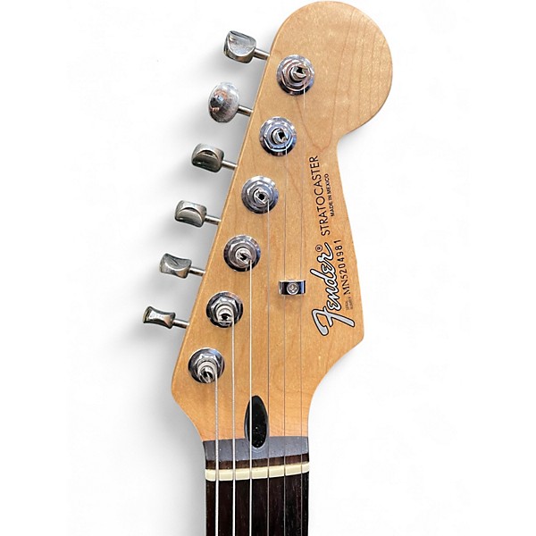 Used Fender Standard Stratocaster Black Solid Body Electric Guitar