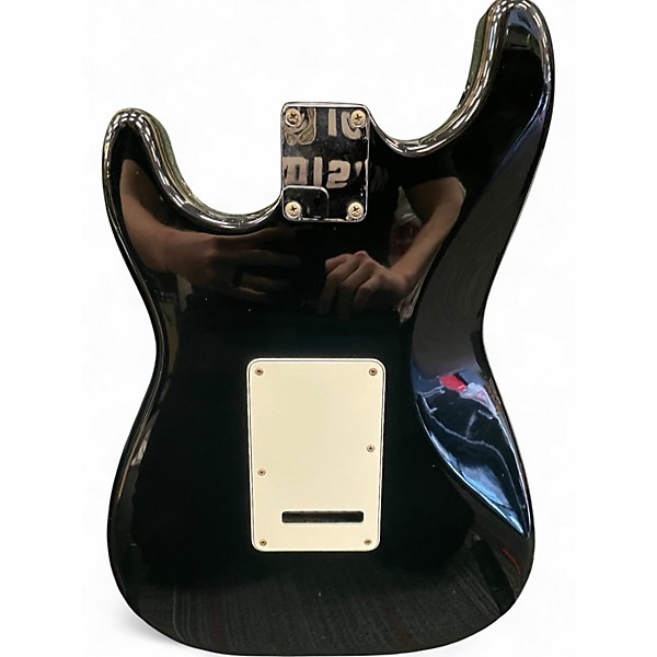 Used Fender Standard Stratocaster Black Solid Body Electric Guitar