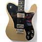 Used Fender Chris Shiflett Telecaster Deluxe Shoreline Gold Solid Body Electric Guitar