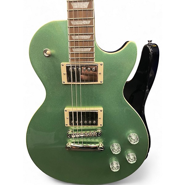 Used Epiphone Les Paul Muse Wanderlust Green Sparkle Solid Body Electric Guitar