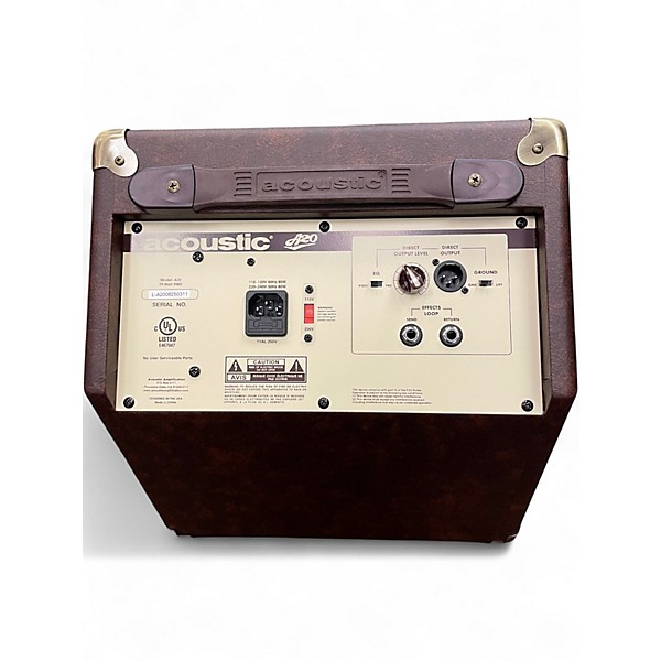 Used Acoustic A20 20W Acoustic Guitar Combo Amp