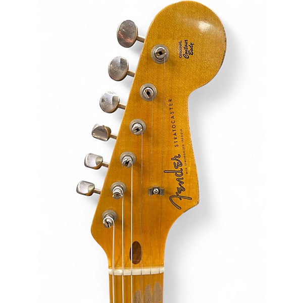 Used Fender 1959 Heavy Relic Stratocaster Blue Solid Body Electric Guitar