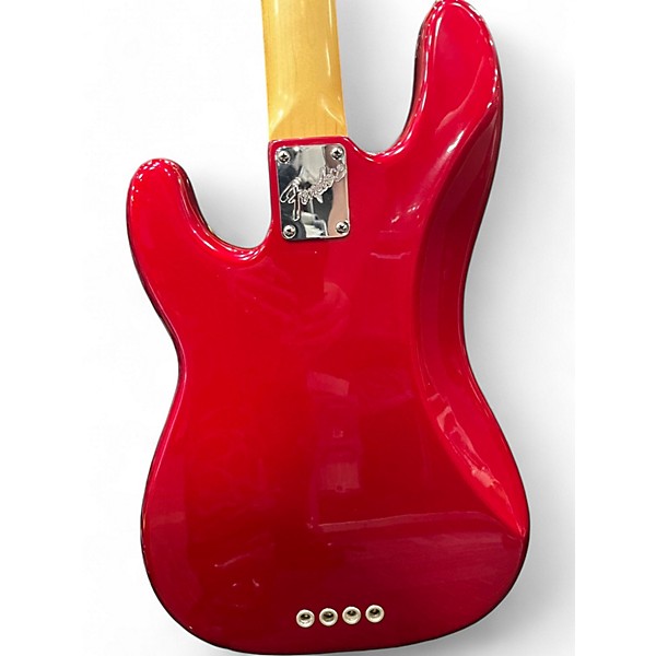 Used Fender 1997 American Standard Precision Fretless Candy Apple Red Electric Bass Guitar
