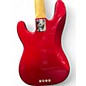 Used Fender 1997 American Standard Precision Fretless Candy Apple Red Electric Bass Guitar