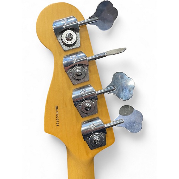 Used Fender 1997 American Standard Precision Fretless Candy Apple Red Electric Bass Guitar