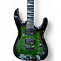Used Jackson JS32TQ Dinky Transparent Green Burst Solid Body Electric Guitar thumbnail