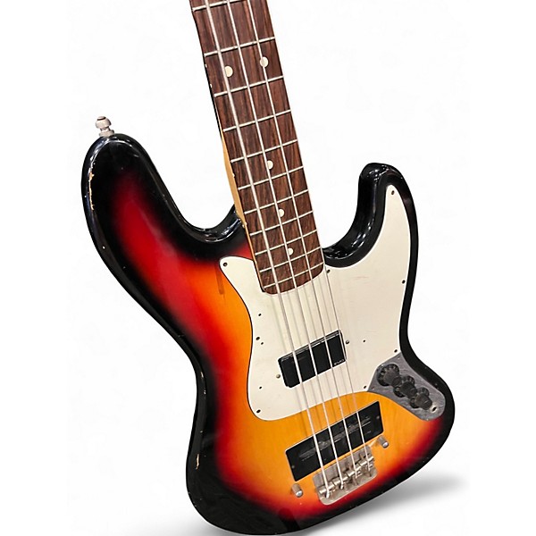 Used Parts Bass J STYLE SUNBURST Electric Bass Guitar