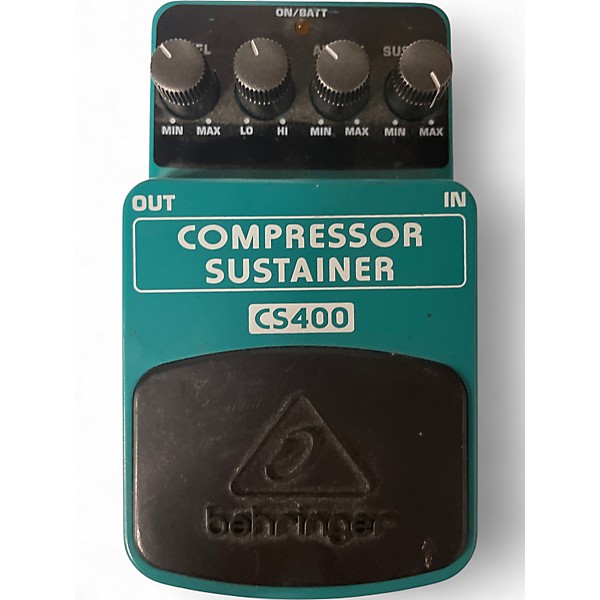 Used Behringer CS400 Compressor Sustainer Effect Pedal