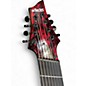 Used Schecter Guitar Research C8 Silver Mountain Red Solid Body Electric Guitar