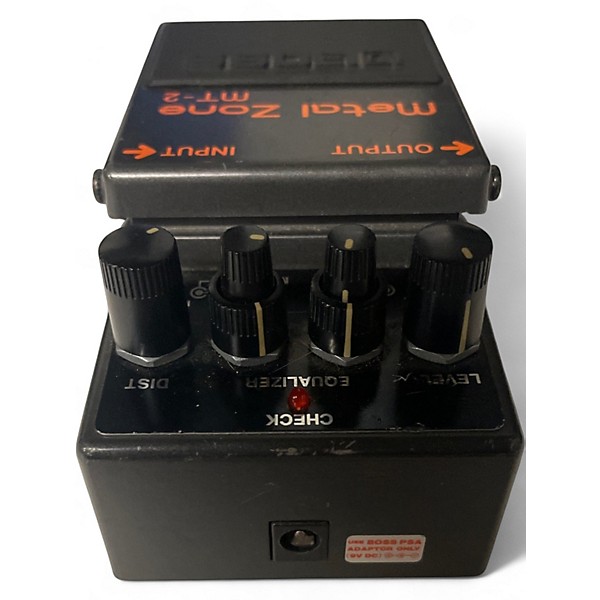 Used BOSS MT2 Metal Zone Distortion Effect Pedal