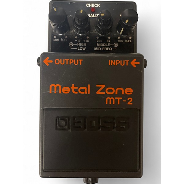Used BOSS MT2 Metal Zone Distortion Effect Pedal