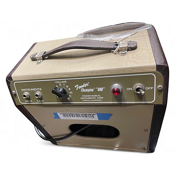 Used Fender Champion 600 5W 1X6 Tube Guitar Combo Amp