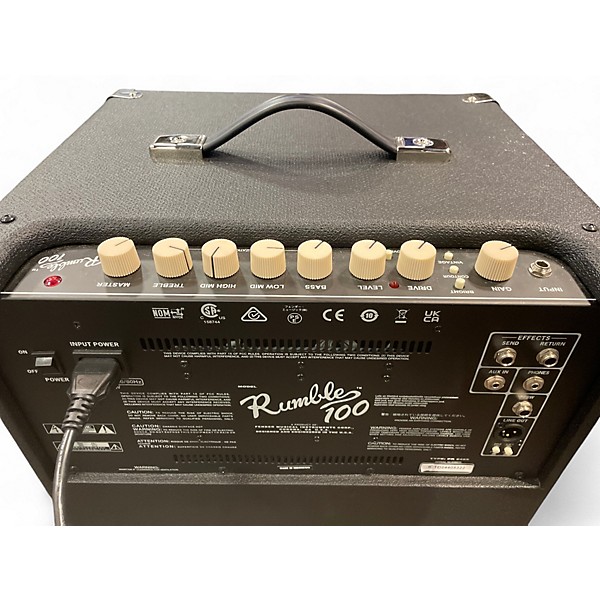 Used Fender Rumble 100 1x15 100W Bass Combo Amp