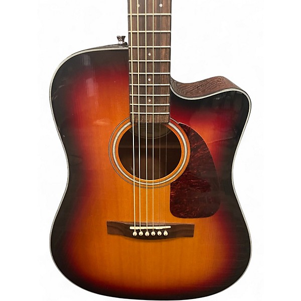 Used Fender CD140SCE 3 Color Sunburst Acoustic Electric Guitar