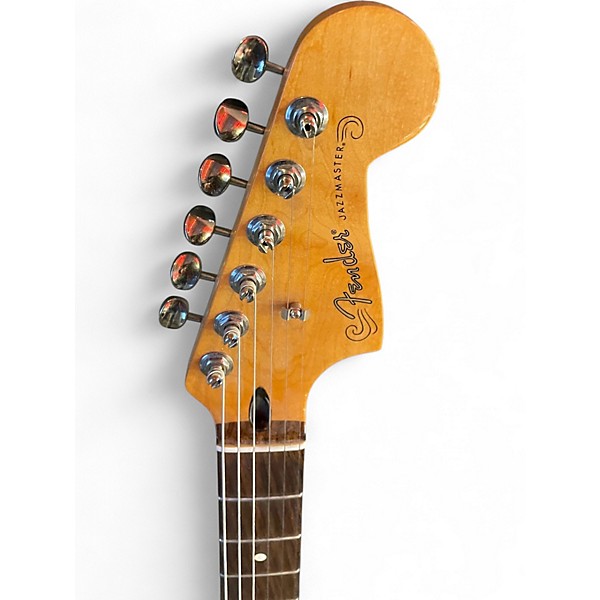 Used Fender Modern Player Jazzmaster Red Solid Body Electric Guitar