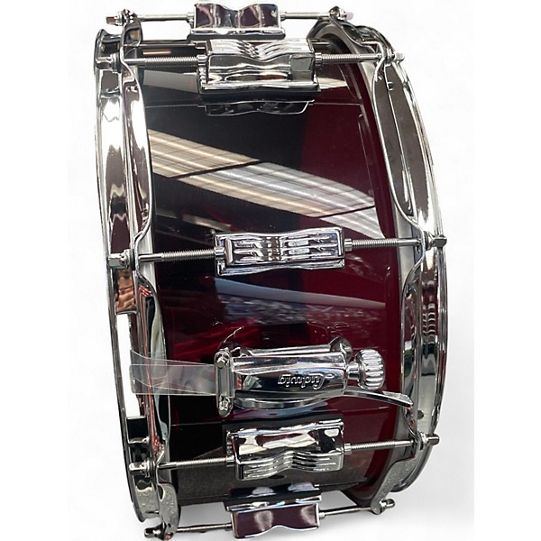 Used Ludwig 14X6.5 Vistalite Snare Red Drum