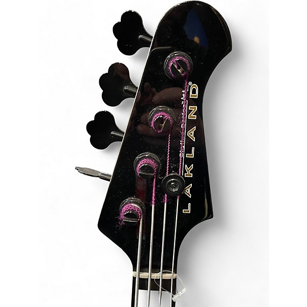 Used Lakland 44-64 SKYLINE Trans Purple Electric Bass Guitar
