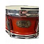 Used Pearl 6.5X14 export snare Orange Drum