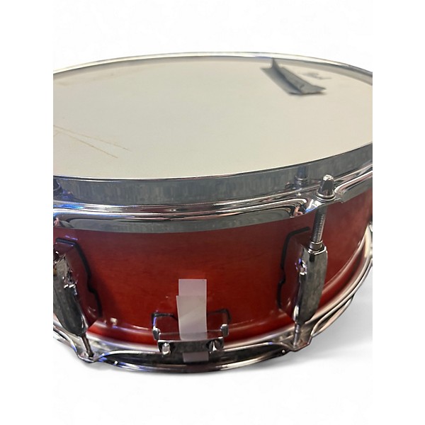 Used Pearl 6.5X14 export snare Orange Drum