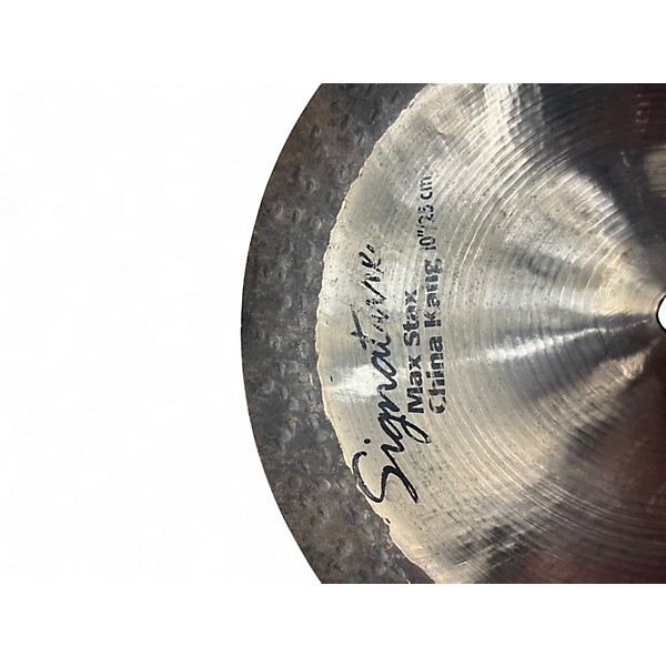 Used SABIAN 10in max stax china Cymbal
