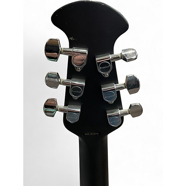 Used Applause AE128 Super Shallow Black Acoustic Electric Guitar