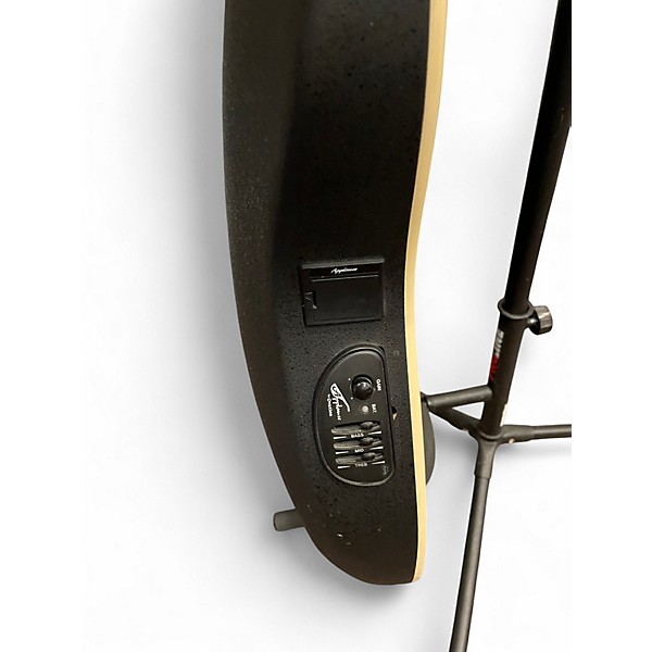 Used Applause AE128 Super Shallow Black Acoustic Electric Guitar