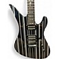 Used Schecter Guitar Research Synyster Gates Signature Standard Black Pinstripe Solid Body Electric Guitar