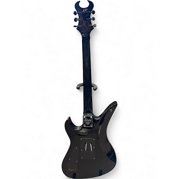Used Schecter Guitar Research Synyster Gates Signature Standard Black Pinstripe Solid Body Electric Guitar
