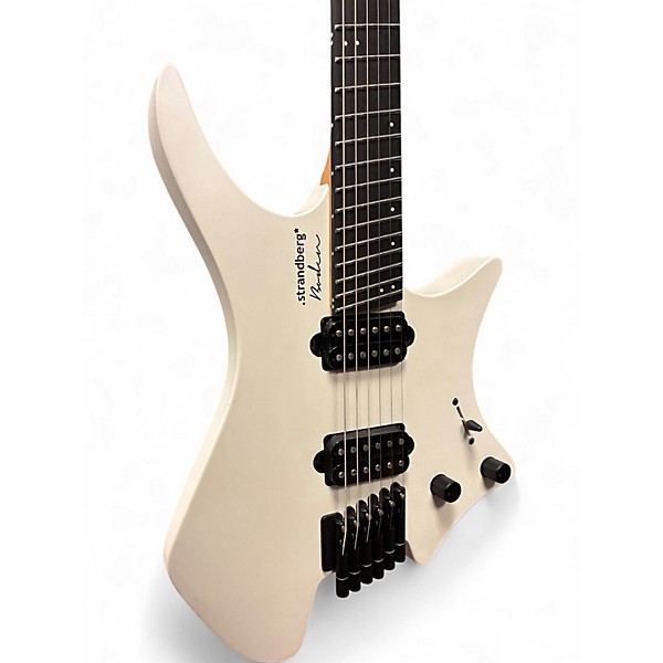 Used strandberg nx 6 white granite Solid Body Electric Guitar