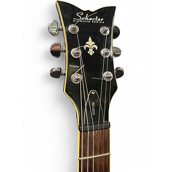 Used Schecter Guitar Research Tempest Custom 2 Color Sunburst Solid Body Electric Guitar