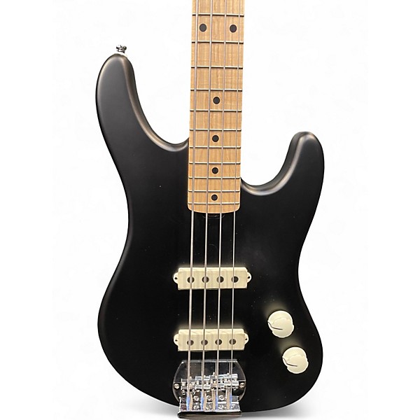 Used Sterling by Music Man JOE DART II MATTE BLACK Electric Bass Guitar