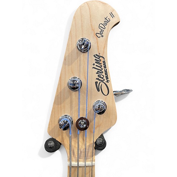 Used Sterling by Music Man JOE DART II MATTE BLACK Electric Bass Guitar