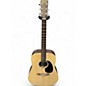 Used Martin X SERIES DX2E Natural Acoustic Electric Guitar thumbnail