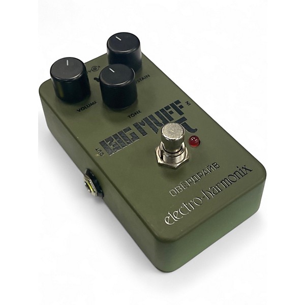 Used Electro-Harmonix Green Russian Big Muff Pi Fuzz Effect Pedal